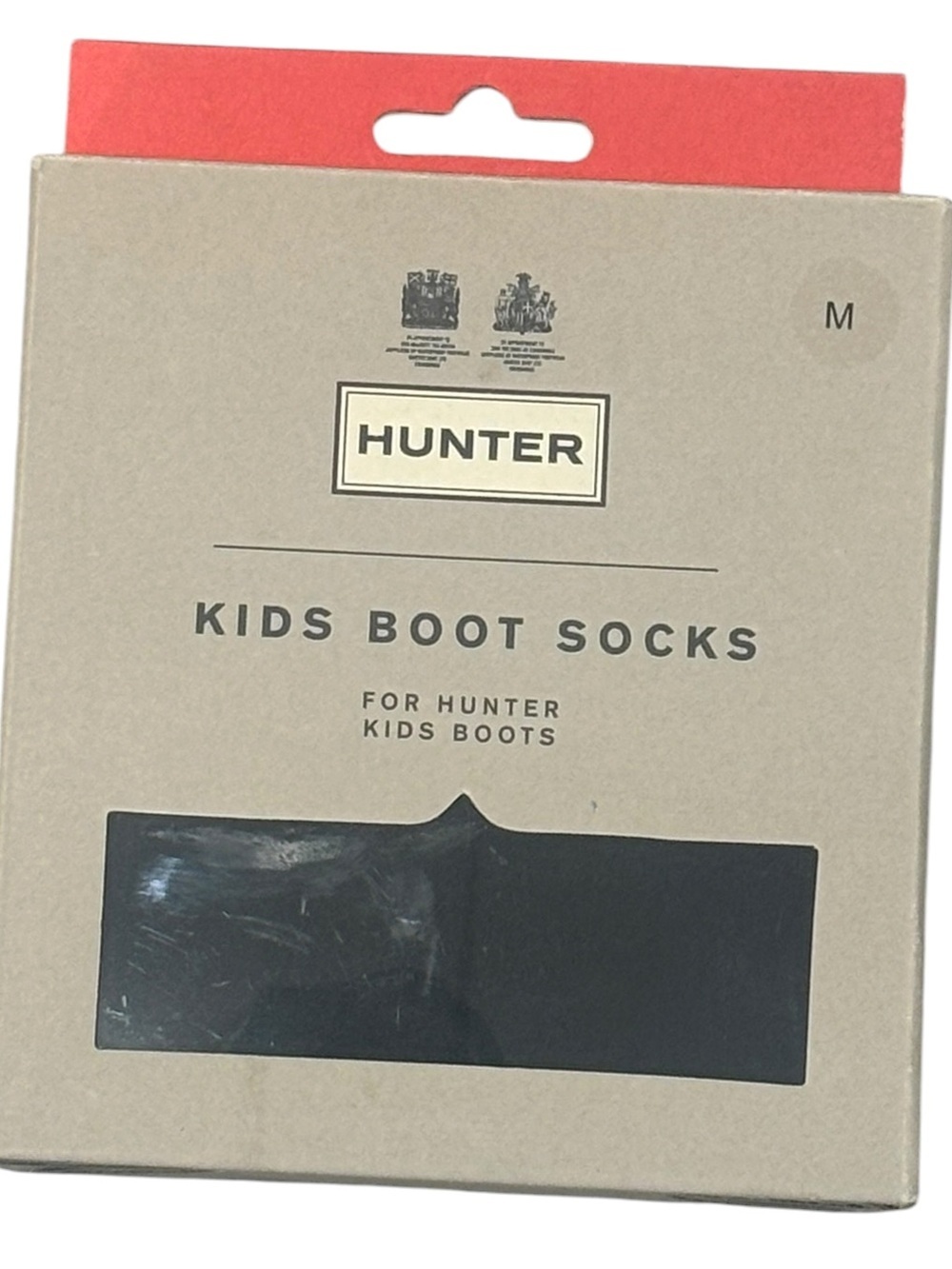 Hunter Kids Black Boot Socks